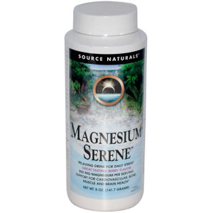 3 PACK of Source Naturals Magnesium Serene Berry -- 800 mg - 5 oz