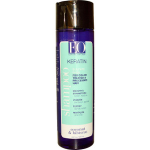 EO Products, Keratin Shampoo, Sulfate Free, Coconut & Hibiscus, 8.4 fl oz (250 ml)
