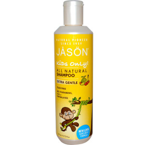 3 PACK of Jason Natural, Kids Only, Extra Gentle Shampoo, 17.5 fl oz (517 ml)