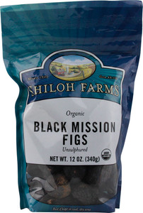 Shiloh Farms, Organic Black Mission Figs Unsulphured - 12 oz