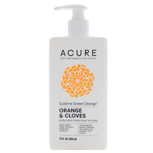 Acure, Sublime Sweet Orange Body Lotion, Orange & Cloves, 12 fl oz (354 ml)