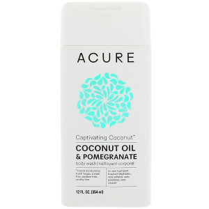 Acure, Captivating Coconut Body Wash, Coconut Oil & Pomegranate, 12 fl oz (354 ml)
