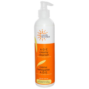 Earth Science, A-D-E Creamy Fruit Oil Cleanser, Dry/Sensitive Skin, 8 fl oz (237 ml)