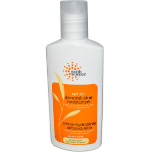 Earth Science SPF 15+ Almond-Aloe Moisturizer -- 5 fl oz