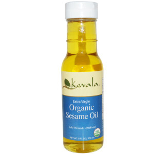 Kevala, Extra Virgin Organic Sesame Oil, 8 fl oz (236 ml)