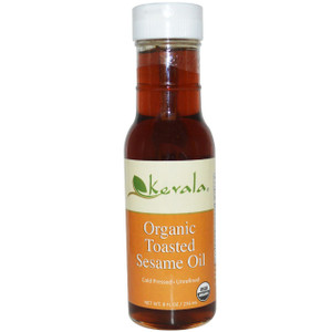 Kevala, Organic Toasted Sesame Oil, 8 fl oz (236 ml)
