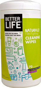 3 PACK of Better Life Cleaning Wipes Clary Sage & Citrus -- 70 Wipes