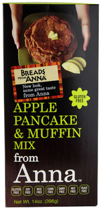 3 PACK of Breads From Anna Gluten Free Pancake & Muffin Mix Apple -- 14 oz