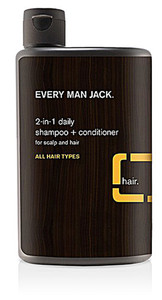 3 PACK of Every Man Jack 2-in-1 Daily Shampoo + Conditioner Citrus -- 13.5 fl oz