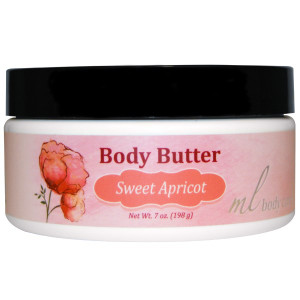 Madre Labs, Body Butter, Sweet Apricot, Moisturizing with Argan & Marula Oils + Shea Butter, 7 oz. (198 g)