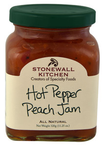 3 PACK of Stonewall Kitchen Jam Hot Pepper Peach -- 11.25 oz