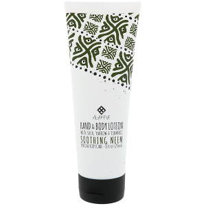 Alaffia Neem Turmeric Hand & Body Lotion Mint and Melon -- 8 fl oz