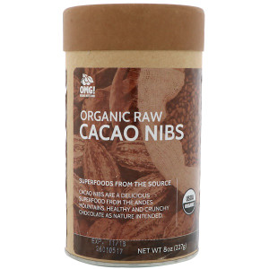 OMG! Organic Meets Good, Organic Raw, Cacao Nibs, 8 oz (227 g)