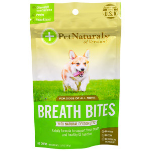 Pet Naturals of Vermont, Breath Bites, For Dogs, 60 Chews, 3.17 oz (90 g)