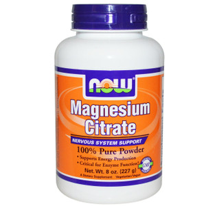 Now Foods, Magnesium Citrate Pure Powder, 8 oz (227 g)