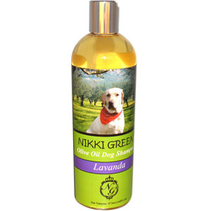 Nikki Green, Olive Oil Dog Shampoo, Lavanda, 16 fl oz (473 ml)
