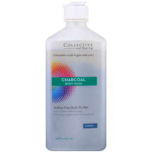Life Flo Health, Charcoal Body Wash, Sulfate-Free Body Purifier, Citrus, 14.5 fl oz (429 ml)