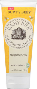 3 PACK of Burts Bees Baby Nourishing Lotion Fragrance Free -- 6 fl oz