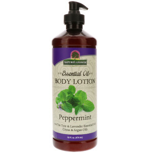Natures Answer Essential Oil Body Lotion Peppermint -- 16 fl oz