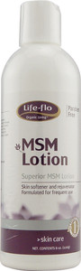 3 PACK of Life-Flo MSM Lotion -- 8 oz