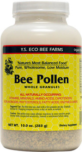 YS Eco Bee Farms Bee Pollen Whole Granules -- 10 oz