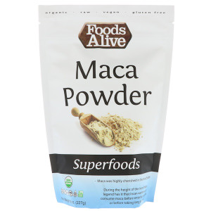 3 PACK of Foods Alive, Superfoods, Maca Powder, 8 oz (227 g)