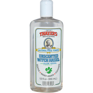 Thayers Witch Hazel Aloe Vera Formula Unscented -- 12 fl oz