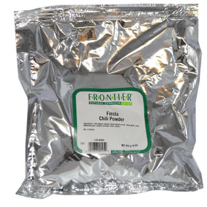 3 PACK of Frontier Natural Products Fiesta Chili Powder -- 16 oz