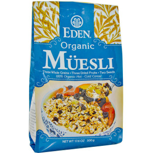 3 PACK of Eden Foods Organic Muesli Unflavored -- 17.6 oz