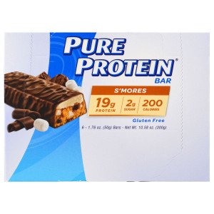 Pure Protein, Smores Bar, 6 Bars, 1.76 oz (50 g) Each