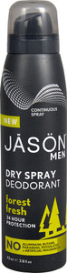 Jason Dry Spray Deodorant Men Forest Fresh - 3.8 fl oz