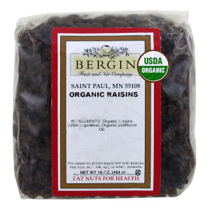 Bergin Fruit and Nut Company, Organic Raisins, 16 oz (454 g)