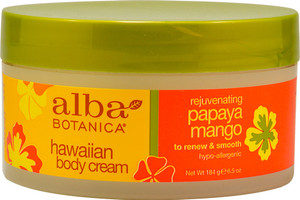 Alba, Botanica Hawaiian Body Cream Papaya Mango - 6.5 oz