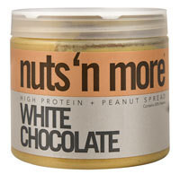Nuts N More High Protein Peanut Spread  White Chocolate - 16 oz