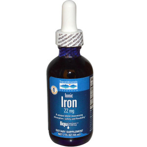 3 PACK of Trace Minerals Research Ionic Iron -- 22 mg - 1.9 fl oz