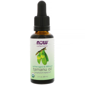 Now Foods, Certified Organic & 100% Pure, Tamanu Oil, 1 fl oz (30 ml)
