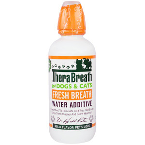 TheraBreath, Fresh Breath Water Additive, For Dogs and Cats, Mild Flavor, 16 fl oz (473 ml)