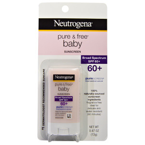 Neutrogena, Pure & Free Baby Sunscreen, SPF 60+, 0.47 oz (13 g)