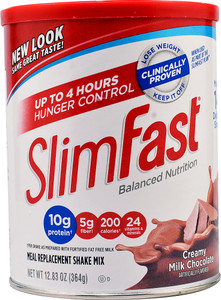 Slim-Fast, Meal Replacement Shake Mix,  Creamy Milk Chocolate - 12.83 oz