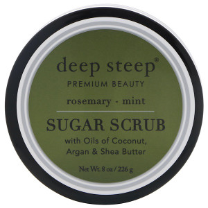 Deep Steep Sugar Scrub Rosemary & Mint -- 8 oz