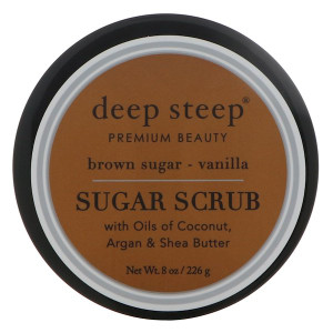 Deep Steep, Sugar Scrub, Brown Sugar - Vanilla, 8 oz (226 g)