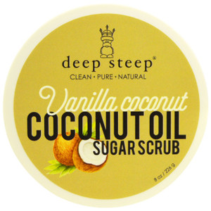 Deep Steep, Sugar Scrub, Vanilla - Coconut, 8 oz (226 g) (Discontinued Item)