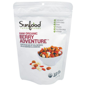 SunFood Raw Organic Berry Adventure -- 6 oz