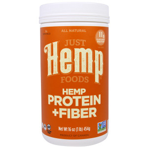 Just Hemp Foods, Hemp Protein + Fiber, 16 oz (454 g)