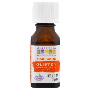 Aura Cacia, Hair Care, Essential Oil Blend, Glisten, .5 fl oz (15 ml)