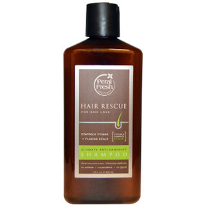 Petal Fresh, Pure, Hair Rescue Thickening Treatment Shampoo, Anti Dandruff, 12 fl oz (355 ml)