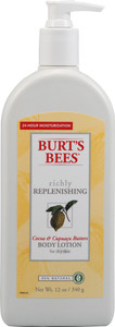 3 PACK of Burts Bees Body Lotion Cocoa and Cupuacu Butters -- 12 fl oz