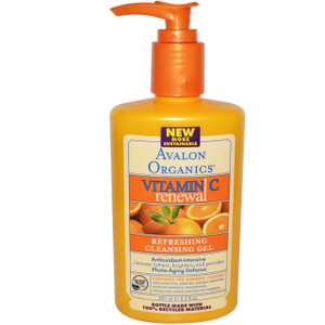 Avalon Organics, Intense Defense with Vitamin C, Cleansing Gel, 8.5 fl oz (251 ml)