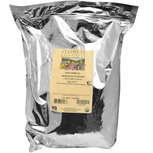 Starwest Botanicals, Organic Lemongrass C/S, 1 lb (453.6 g)