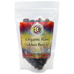 Earth Circle Organics, Organic Raw Golden Berrries, 8 oz (226.7 g)